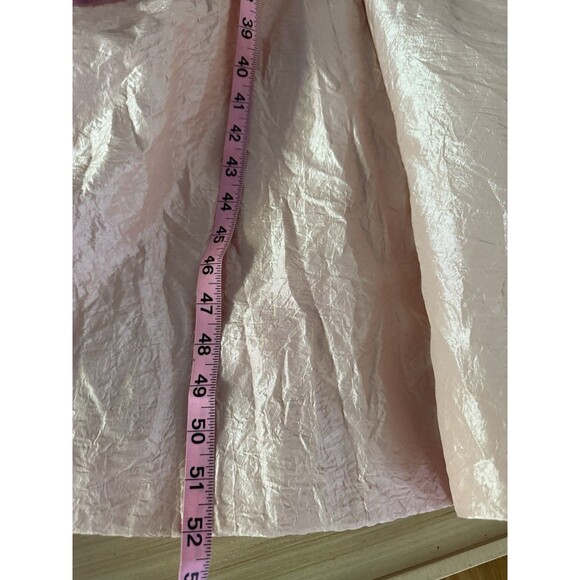 Vintage Masquerade Pink Gown Size 3/4 Cross Back Prom Quinceañera Dress - Picture 8 of 11